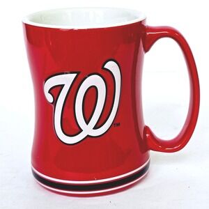 2014 Boelter Brands Washington Nationals MLB Red Ceramic Coffee Mug Fan Gear‎